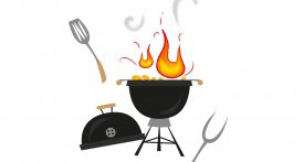 barbecue fire